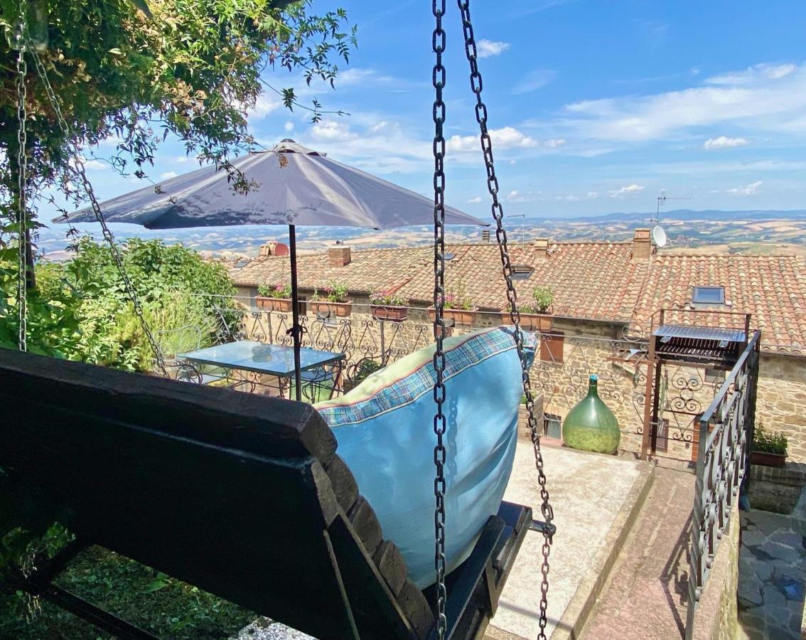 Panoramic Nest In Montalcino Villa Exterior photo